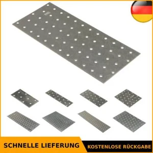 Lochplatten Lochblech Blech Flachverbinder 60 Stk. Verzinkter Stahl vidaXL - Bild 1 von 145