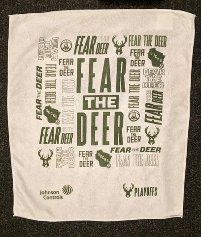 2022 Milwaukee Bucks NBA Playoffs Round 1 Fear The Deer Rally Towel 4/27 - SGA Cover