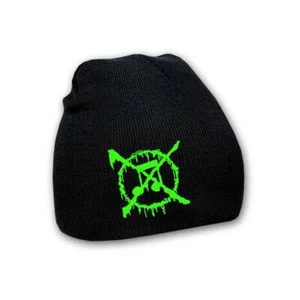 ANTI-MUSIK - Logo [grün] - Offizielle Beanie (B44) / Grindcore Schweinezerstörer  - Bild 1 von 2