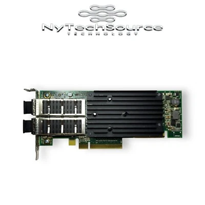 Dell Solarflare 5X2H8 Xtremescale SFN8042 Dual-port 40gbe NIC Low Profile - Image 1 of 3