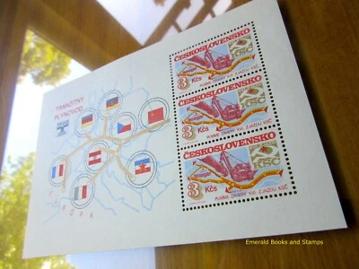 EBS Czechoslovakia 1984 Transgas Pipeline - Transitní Plynovod - Block 61 MNH**  - Image 1 of 2