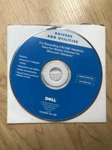 Dell drivers and utilities CD for V.92 56K Telephony Data Fax/Voice Modem - Picture 1 of 1