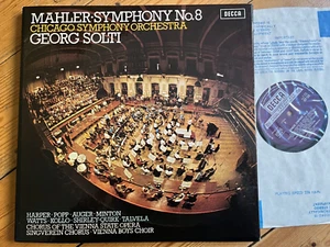 SET 534-5 Mahler Symphony No. 8 Solti 2 LP box - Picture 1 of 3