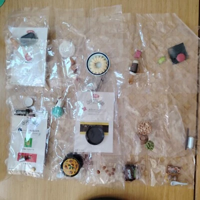 Re-ment MY OWN COOKING Set of 6 Barbie Dollhouse Kitchen DUMPLINGS FRIED CHICKEN - Image 1 of 4