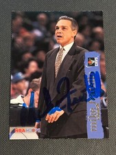 Mike Fratello Signed 1995-96 NBA Hoops Card Auto Cavs Cavaliers Autograph COA
