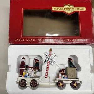 BACHMANN 96241 CHRISTMAS HAND CAR - Picture 1 of 12