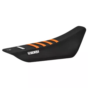 2012-2021 Cobra CX 65 Seat Cover By Enjoy MFG ALL BLACK ORANGE RIBS #122 - Picture 1 of 4