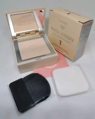 Benefit Shade 1 Hello Happy Velvet Powder Foundation Brand New Boxed Rare x1  - Image 1 of 4
