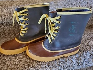 Vintage Sorel Kaufman Arctic Pac Winter Snow Duck Boots Womens Sz 8 Canada Made - Picture 1 of 11