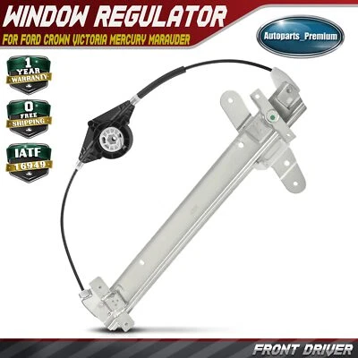 Front Driver Left Window Regulator for Ford Crown Victoria Mercury Grand Marquis - Image 1 of 4