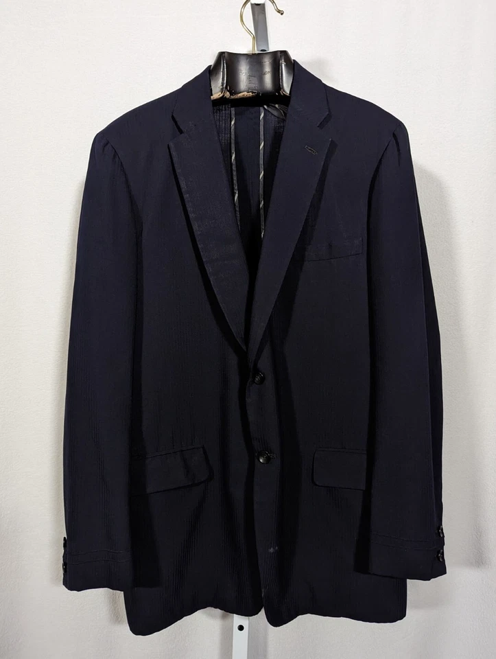 Chaqueta Blazer Chipp NYC Vintage Años 40 Rayas EE. UU. Rockabilly 40 Mediados de Siglo Foto 1 de 4