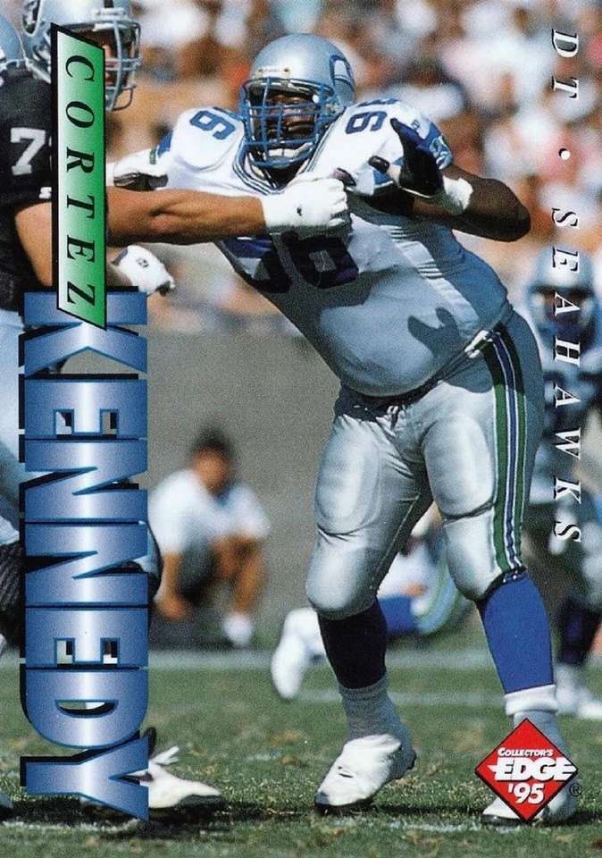 1995 Collector's Edge #184 Cortez Kennedy Seattle Seahawks HOF - Image 1 of 1