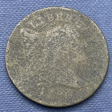1796 Flowing Hair Large Cent 1c Circulated #42826 Cover
