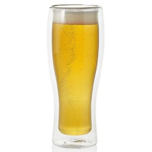 Henckels, 4 pezzi - Bicchiere da birra a doppia parete | Vetro borosilicato 14 oz - Foto 1 di 4