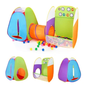 Alvantor Kinderzelt Geschenk für Kleinkind Jungen Mädchen, Bällebad Spielzelt & Tunnel - Bild 1 von 12