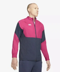 Nike F.C. AWF Men's Fireberry Woven Football/Soccer Track Jacket CW5499 NWTS - Picture 1 of 4