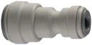 John Guest ungleich 15 mm Druckpassform x 3/8" Druckpassform gerader Stecker (NC2511) - Bild 1 von 1