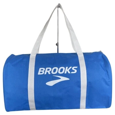 Bolsa de viagem Brooks Running bolsa de ginástica azul branca - Imagem 1 de 4