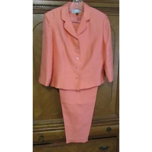Travis Ayers Womens' 2 piece Pants & Jacket set 100% Silk Size 12 EUC - Picture 1 of 7