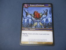 Prayer of Fortitude  Rare World of Warcraft TCG WOW HC2987