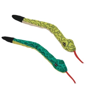 Juguetes de juego extra largo Rattler serpientes para perros sonajero arrugado chirriante elige la talla - Imagen 1 de 14