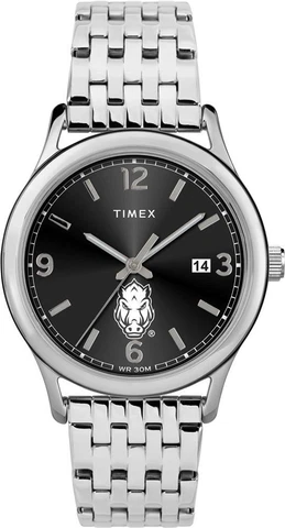 Women's Arkansas Razorback Watch Timex Sage Stainless Watch Cover
