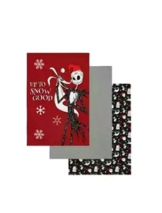 Nightmare Before Christmas Tea Towels 3pk - NEW Festive Edition Discontinued - Picture 1 of 1