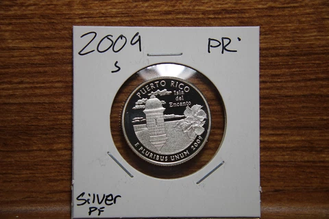 2009 S Silver Proof Puerto Rico Quarter Cover
