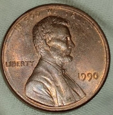 1990 No MM Lincoln Memorial DDO DDR - Image 1 of 2