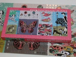 Sarah Watts 1000 Piece Panoramic Puzzle A Walk in The Park Complete - Picture 1 of 7