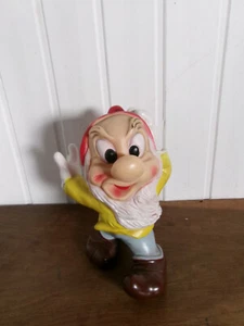 LEDRA Ancien pouêt GRINCHEUX Blanche Neige 7 Nains 22 cm W. DISNEY logo éléphant - Bild 1 von 5