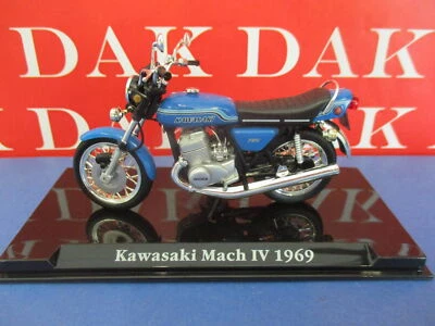 Die cast 1/24 Modellino Moto Kawasaki Mach IV 1969 - Immagine 1 di 4