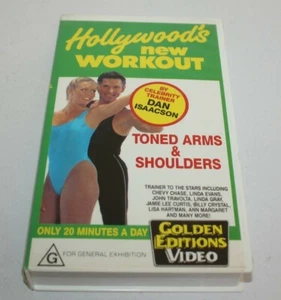 Hollywood's New Workout Dan Isaacson VHS Video 1991 Workout Fitness Sealed Tape - Picture 1 of 4