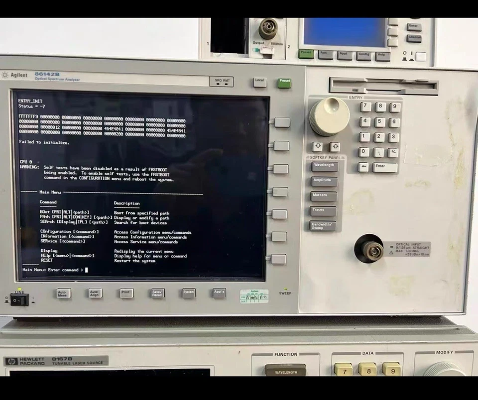 1PCS keysight / HP/ Agilent 86142B Optical Spectram Analyzer - Image 1 of 1