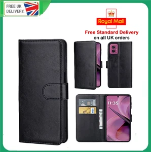 Für Motorola G55 Hülle Leder Flip Slim Wallet Book Handy Cover Moto G55 5G - Bild 1 von 6