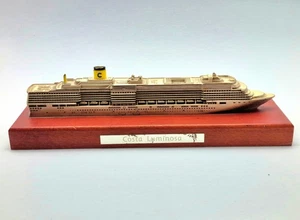 Modellino Costa Crociere -  Costa Luminosa base In Legno - Imagen 1 de 13