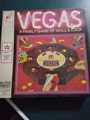 Vintage 1973 Milton Bradley Vegas Family Game Of Skill & Luck - Image 1 of 4