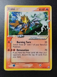 Pokemon Karte - Entei - Goldstern - Holo - Unsichtbare Kräfte - 113/115 - ENG - Bespielt - Bild 1 von 7