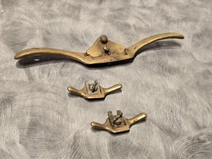 Hand Forged Bronze Spokeshave Set Of 3 - Picture 1 of 8