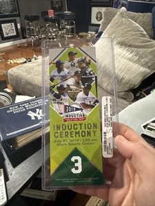 2019 Baseball Hall of Fame Induction Hof Ticket Mariano Rivera Yankees Mussina - Picture 1 of 4