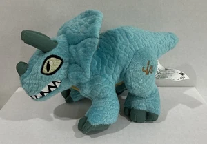 Universal Studios Jurassic World Azul Triceratops Hasbro Peluche Dinosaurio 2014 - Imagen 1 de 9