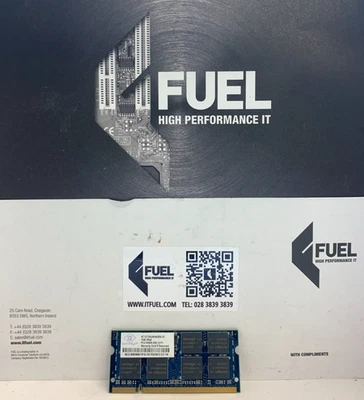 Nanya 1GB DDR2 SODIMM ram memory module 5300 - NT1GT64UH8A0BN-3C - Image 1 of 3