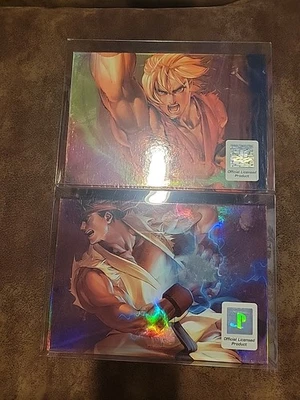 Playstation 2 Controller Street Fighter 15th Ryu And Ken New Very Nice Shape - Image 1 of 4