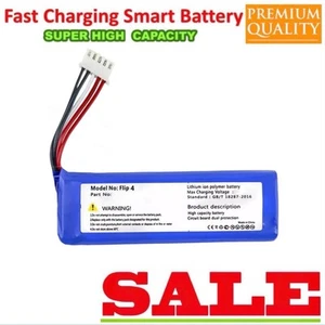 5000mAh New Battery For JBL Flip 4 Portable Bluetooth Speaker GSP872693 01 - Picture 1 of 2