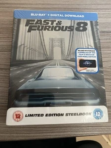 FAST AND FURIOUS 8 BLU-RAY LIMITED EDITION STEELBOOK. BRAND NEW & SEALED. - Picture 1 of 2