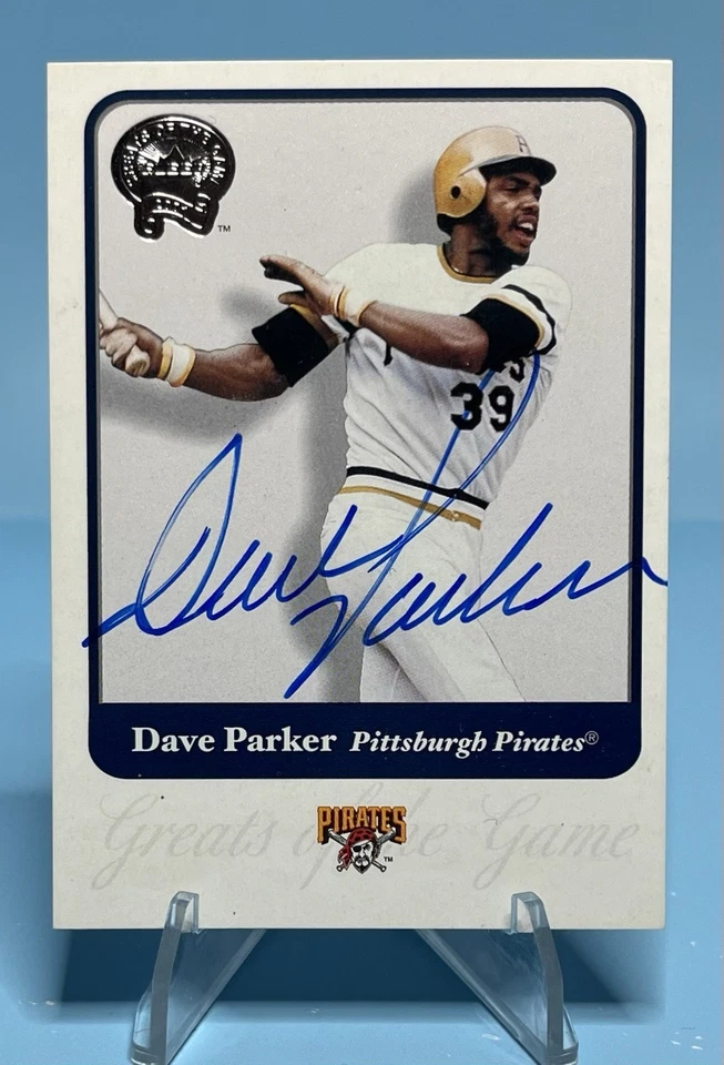 2001 Fleer Greats of the Game Dave Parker Autograph Auto #121 Pirates - Image 1 of 2