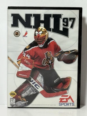 NHL 97 (Sega Genesis 1996) Complete w/ Manual & Reg Card EA Sports Hockey Tested - Image 1 of 4