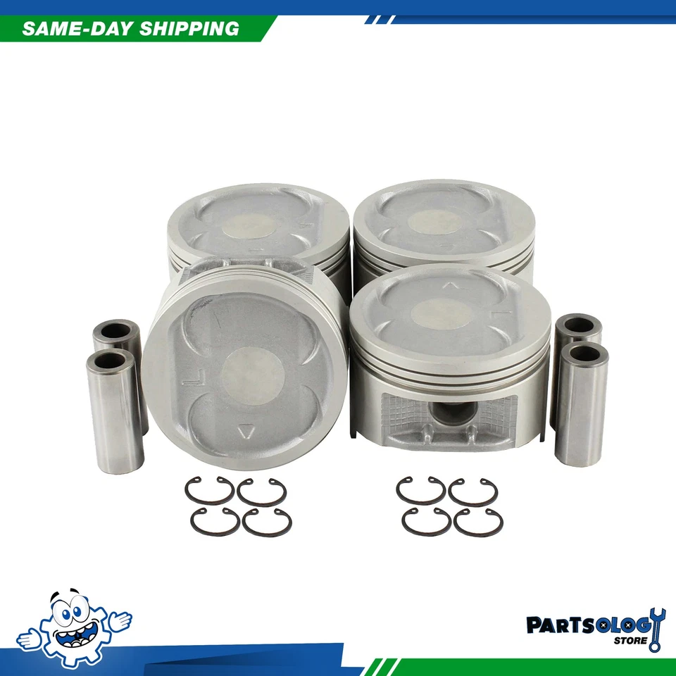 DNJ P708 Std. Complete Piston Set For 90-96 Subaru Impreza Legacy 2.2L SOHC - Image 1 of 1