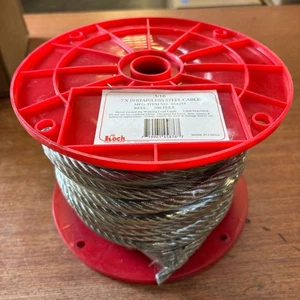 Koch Industries 003251 7 x 19 Galvanized Cable, 5/16-Inch by 200-Feet, Silver - Picture 1 of 3