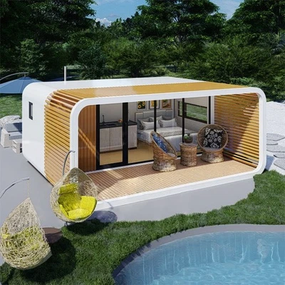 Low Cost Capsule Home Waterproof Prefab Tiny House - Image 1 of 4